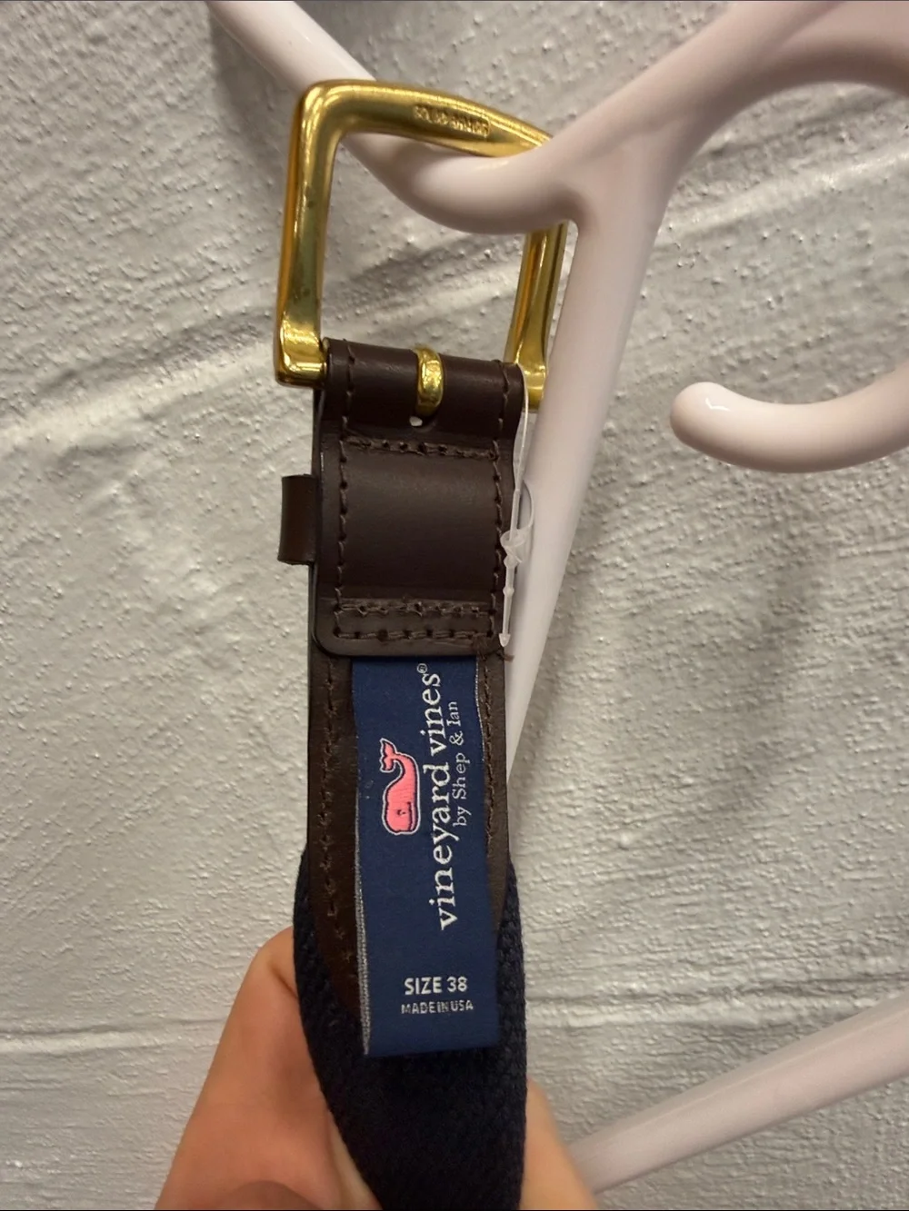 Vineyard Vines Cleveland Indians MLB Chief Wahoo Belt Officially Licensed